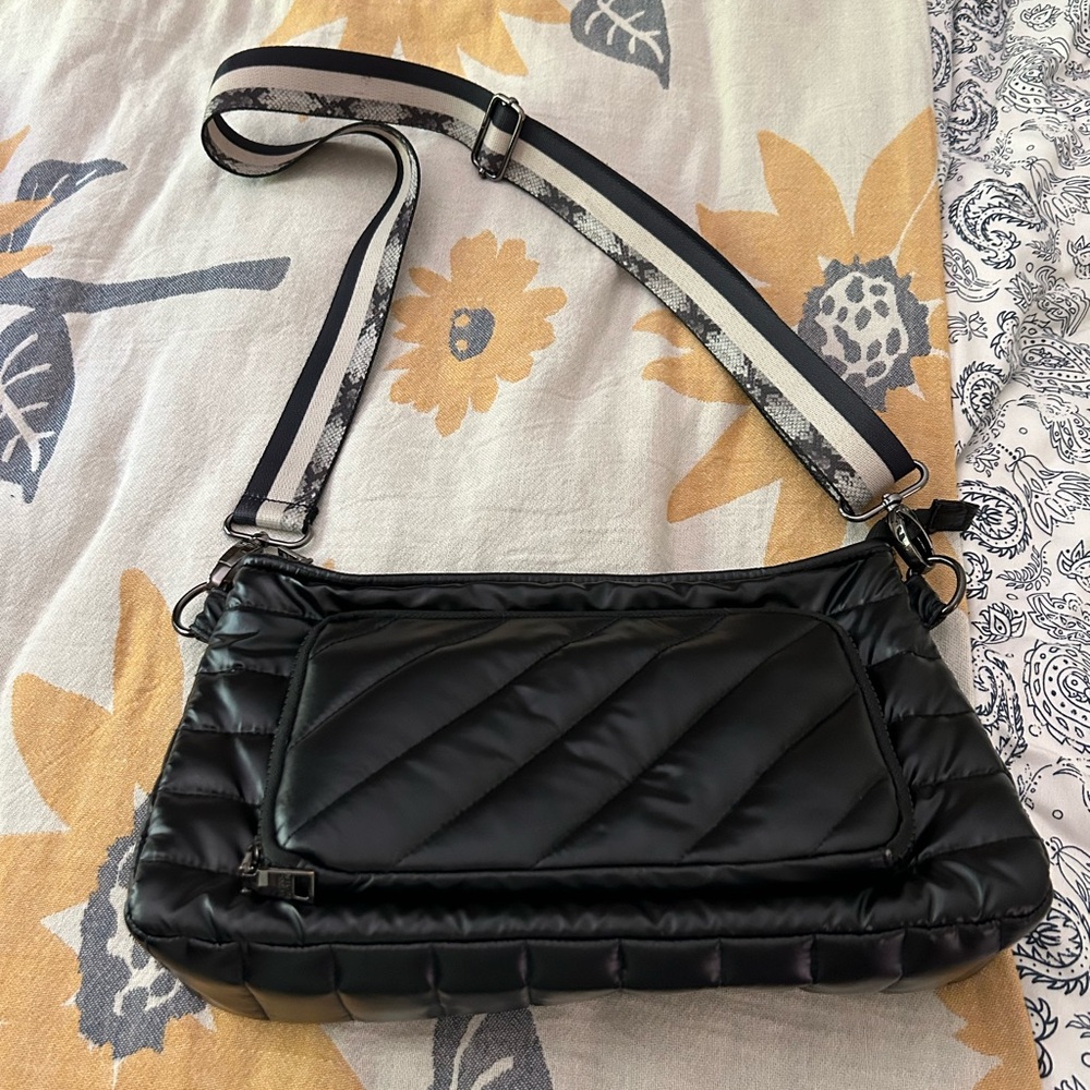 Think Royln black puffer bag